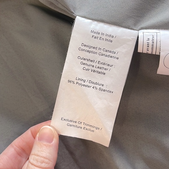 Danier Leather/Suede Nubuck Moto Biker Jacket - Picture 10 of 16